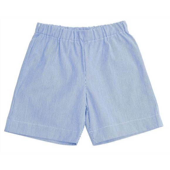 NEW BUSY BEES boy's jd pull-on shorts in seersucker stripe - Picture 1 of 2